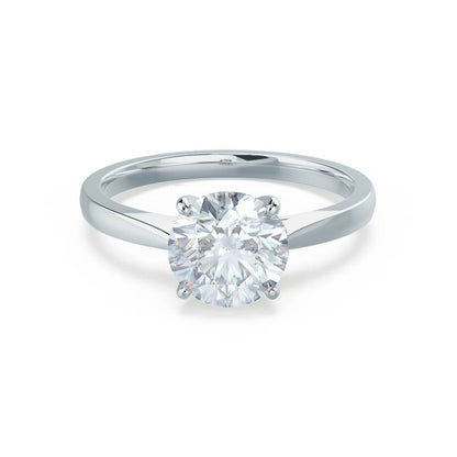 1.2 CT Round Pave Lab Grown Diamond Engagement Ring