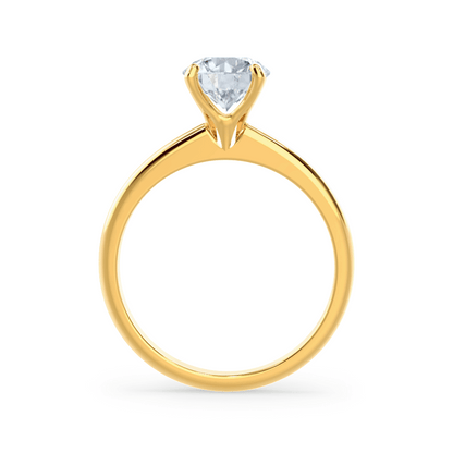 1.2 CT Round Solitaire Lab Grown Diamond Engagement Ring