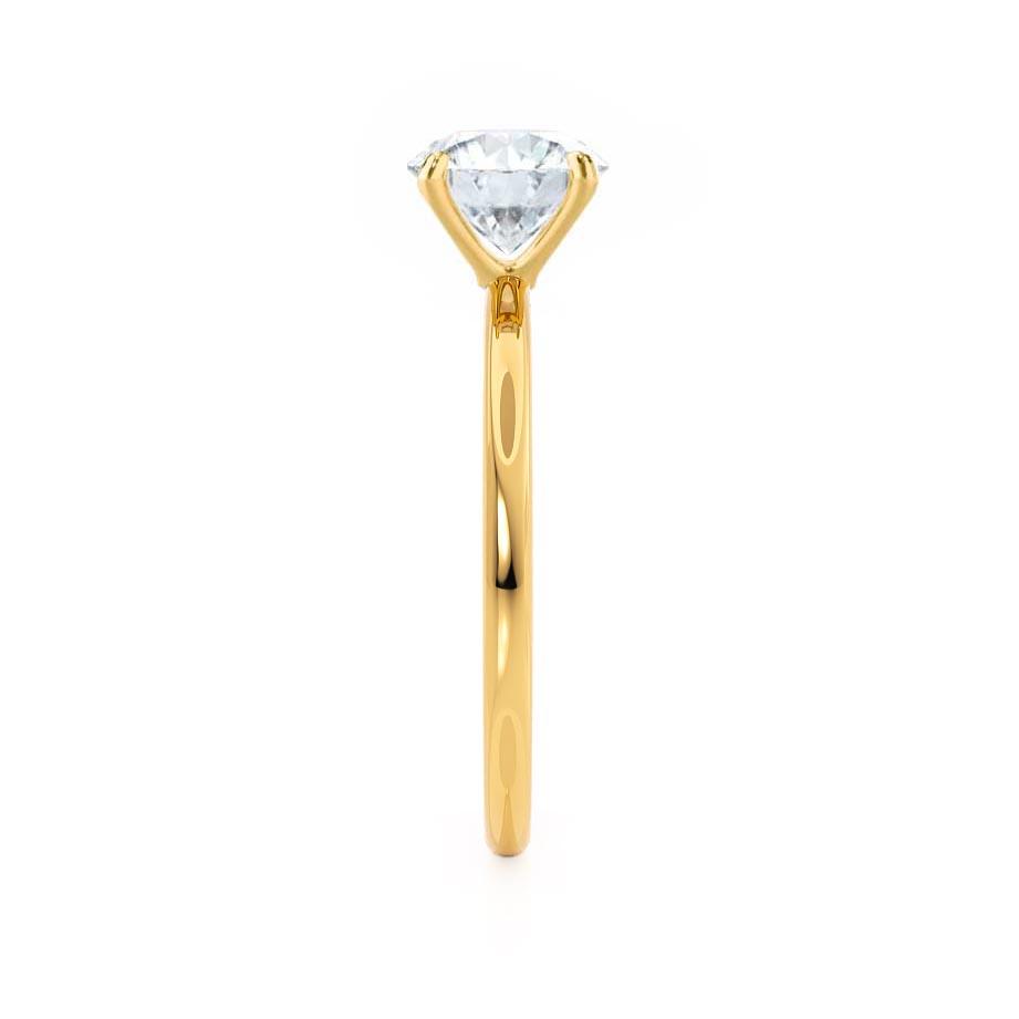 1.5 CT Oval Solitaire Lab Grown Diamond Engagement Ring