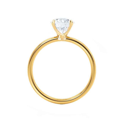 1.2 CT Radiant Solitaire Lab Grown Diamond Engagement Ring