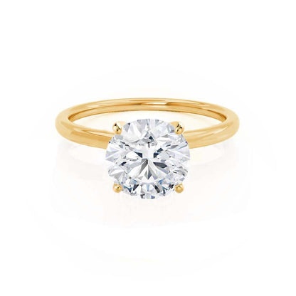1.2 CT Round Solitaire Lab Grown Diamond Engagement Ring